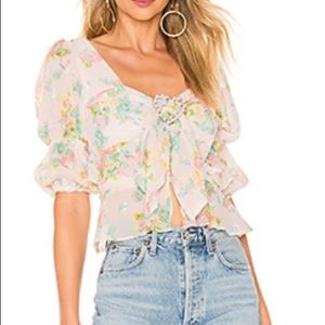 NWT REVOLVE For Love and Lemons - Paradis Blouse!